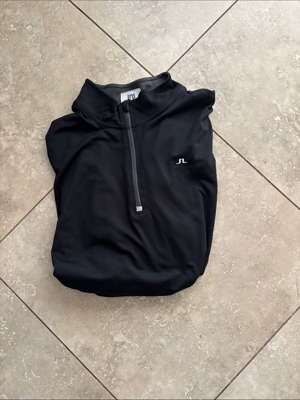 Black Half-Zip Performance Sweater - J.Lindeberg